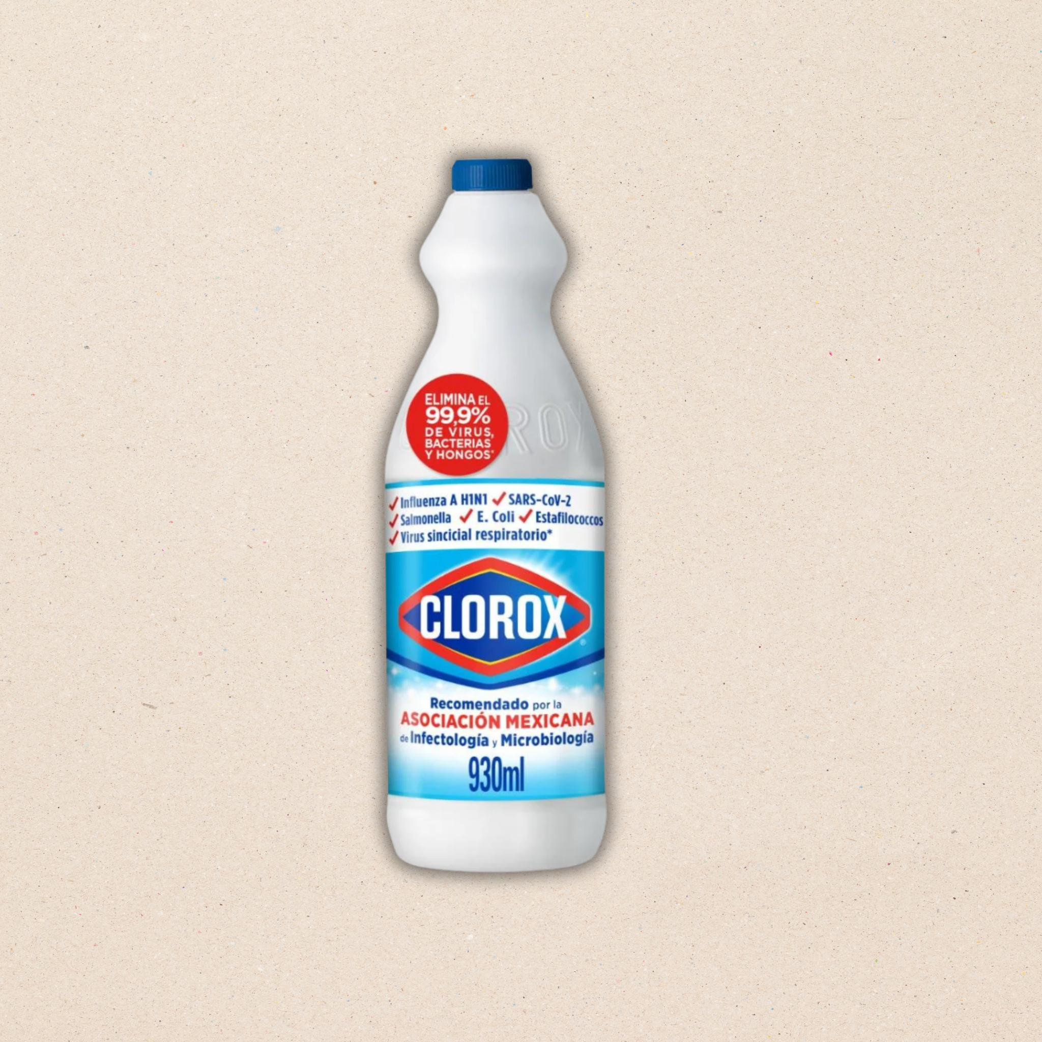 Blanqueador Clorox Triple Acción Original 930 ml