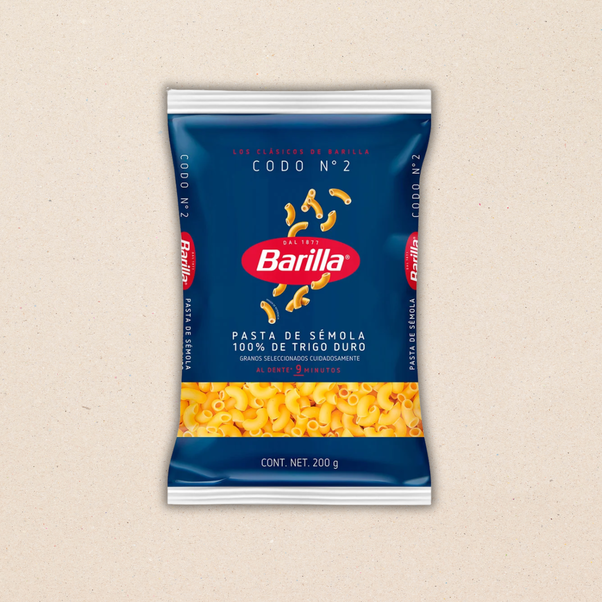 Pasta Para Sopa Codo No 2 Barilla 200 grs